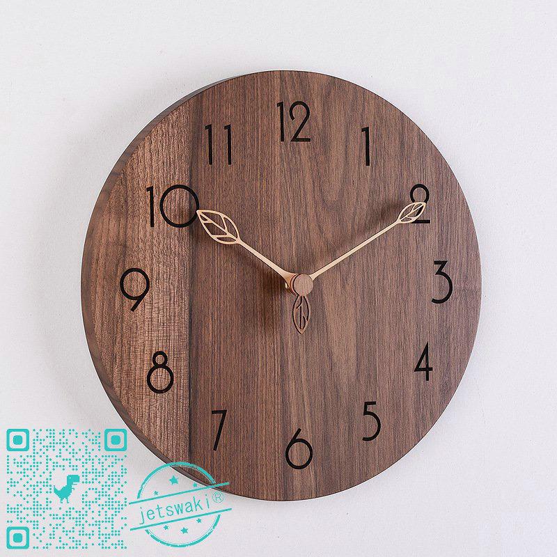 ファッションデザイナー シンプル 北欧 デジタル 静音 天然木製 おしゃれ 木製時計 掛け時計 壁掛け時計 見やすい 非電波 ウォールクロック インテリア 掛け時計 壁掛け時計 タイプ 6 Www Gatorheatandair Com