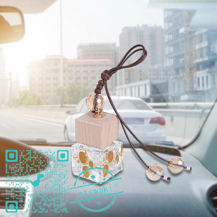 正規逆輸入品 車ガラスボトル空のペンダント香水アロマボトル詰め替えぶら下げディフューザーボトル空気新鮮飾りバイアル 部屋用