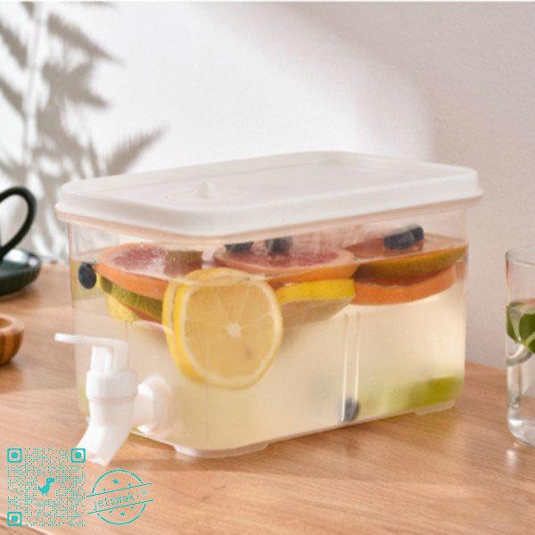 高額売筋 冷水筒 ピッチャー ウォータージャグ 3 5l 5l蛇口付き 横置き 麦茶ポット 飲み物 ドリンク 冷蔵庫ケトル 水差し 透明 家庭用 Ad Connect Fr