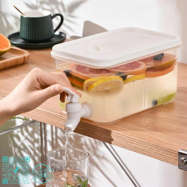 高額売筋 冷水筒 ピッチャー ウォータージャグ 3 5l 5l蛇口付き 横置き 麦茶ポット 飲み物 ドリンク 冷蔵庫ケトル 水差し 透明 家庭用 Ad Connect Fr