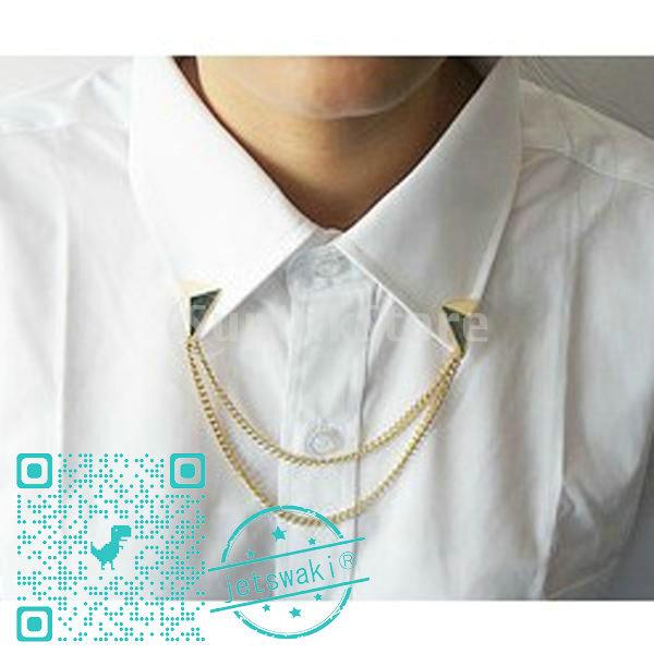 オンラインショップ ノーブランド品 ゴールド 襟クリップ 襟チェーンネックレス その他レディースアクセサリー Clinicaindicare Com Br
