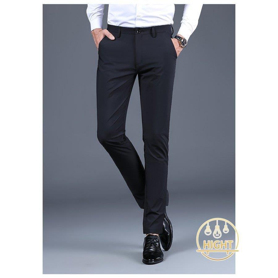豪奢な ボトムス パンツ スラックスビジネススノータック クールビズ スラックスメンズ クールビズビジネススラックス スリム メンズ ズボンウォッシャブルスーツパンツ細身洗える春秋 Ism Com Ge