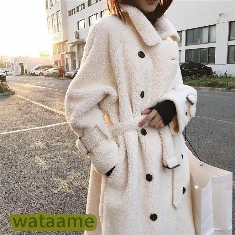 最新アイテム ラム毛 コート レディース コート毛皮 ダウン カシミア 冬服 防寒着 暖かい 厚手モコモコ 韓国風 カジュアル オシャレ アウター 長袖 大きいサイズ Miamiadschool Danielmall Com