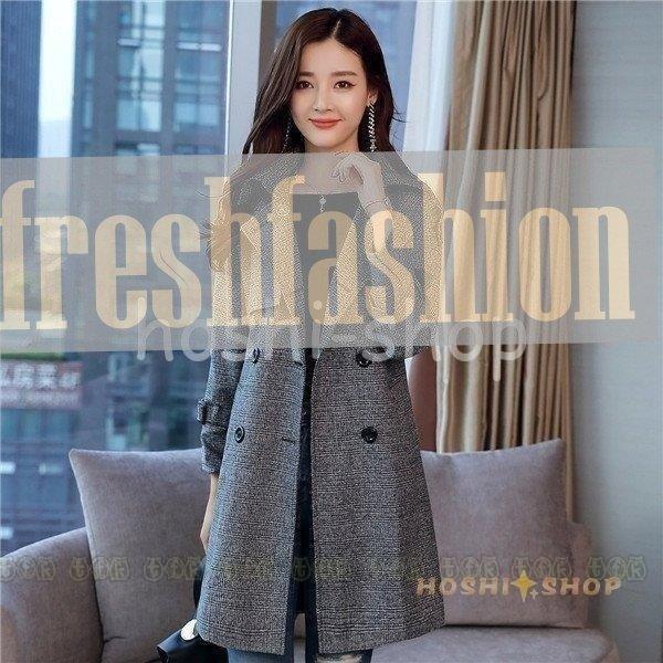 お名前シール特典付 トレンチコート レディース スプリングコート 春コート ロングコート チェック柄 アウター フォーマル 春 秋 大きいサイズ 上品 数量限定セール品 ファッション メンズファッション Grupposoraci It