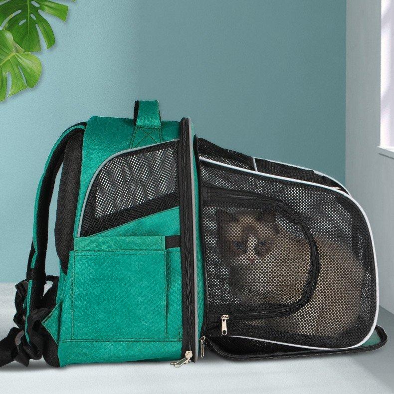 キャリーバッグ ペット用 キャリーリュック ボストンバッグ ペットキャリー 犬 猫 小型犬 中型犬 拡張 大容量 外出 通院 旅行 防水 通気 避難 防災 10kg耐荷 