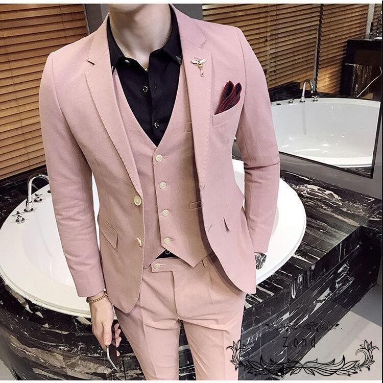 メンズ スーツ 韓国風 入学式 卒業式 フォーマル 披露宴 ビジネス オフィス 就活 結婚式 お洒落 通勤 メンズスーツ カジュアルスーツ スリムスーツ 3点セット Syiyuy0rea スーツ フォーマル Mowjdanesh Ir