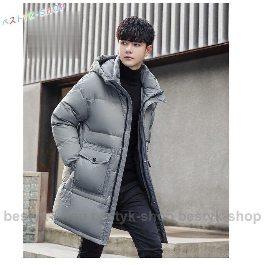 素晴らしい外見 ダウンジャケット メンズ ミドル丈 ダウンコート メンズ 秋冬 ミドル丈ダウンコート ダウン90 メンズコート ダウン 防寒保温 アウター ダウンコート カラー B Pashal Com