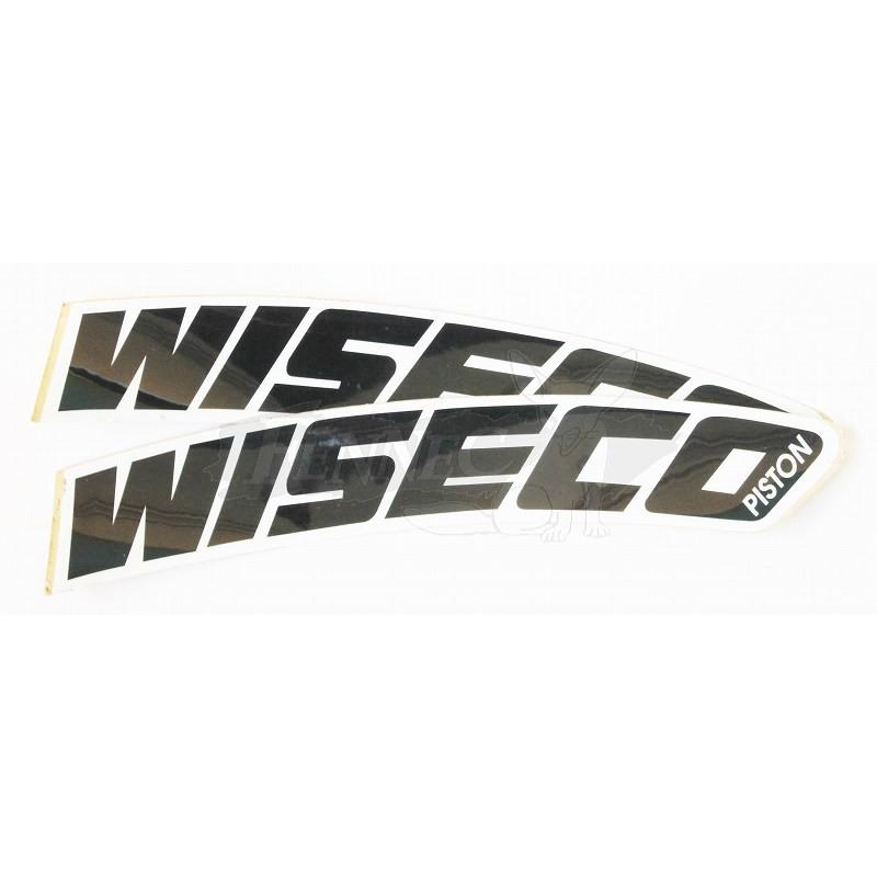ついに入荷 最旬ダウン 40%off WISECO ワイセコ デカール フロントフェンダー用 4cmX24cm 2枚セット ビニール map-mie.org map-mie.org