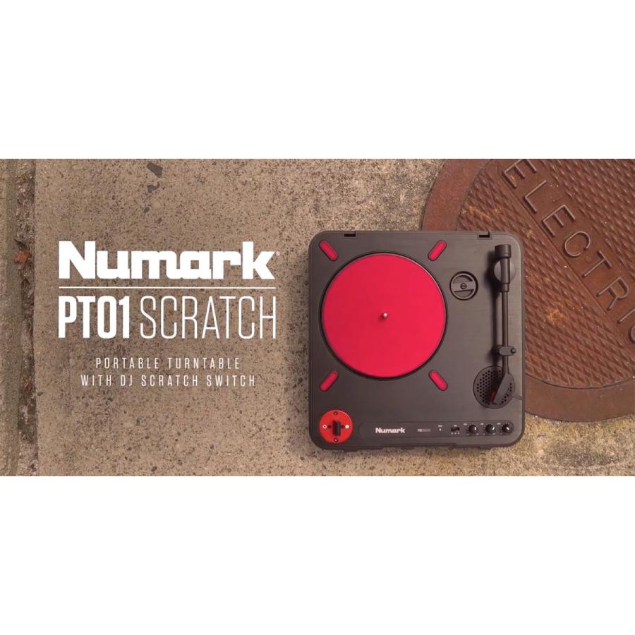 【完動品】Numark PT01 scratch ターンテーブル Amazon.co.jp: Numark PT01 SCRATCH ポータブル ターンテーブル