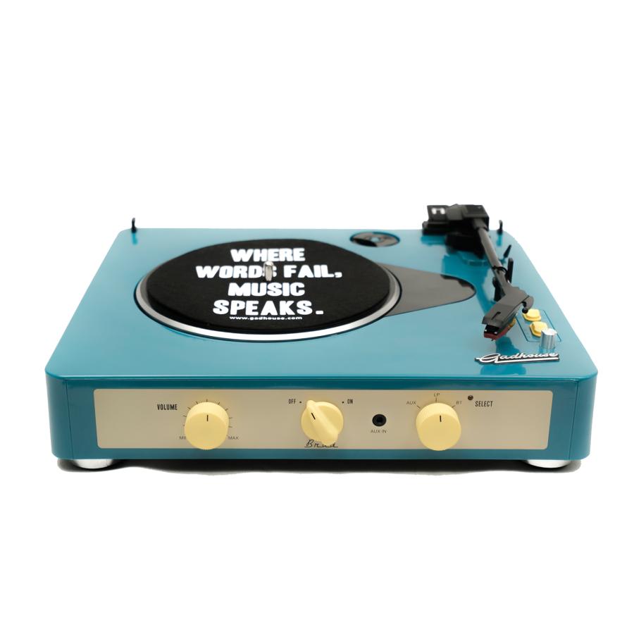 ポータブルプレーヤー Gadhouse BRAD RETRO RECORD PLAYER/GREEN Gadhouse Brad Retro record GREEN (BUILT-IN BLUETOOTH 5.0