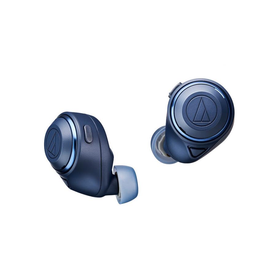 audio-technica SOLID BASS ATH-CKS50TW BL ワイヤレスイヤホン 重低音 