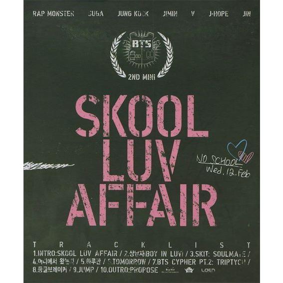 BTS / Skool Luv Affair: 2nd Mini Album (韓国版) L-100004851｜jeugiabasic