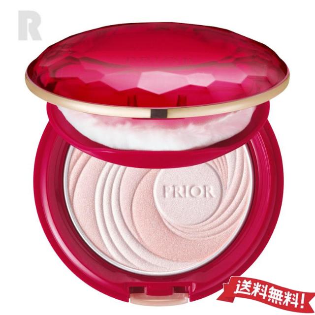 【ネコポス送料無料】資生堂 プリオール 美つやアップおしろい ピンク 本体 | PRIOR | 01