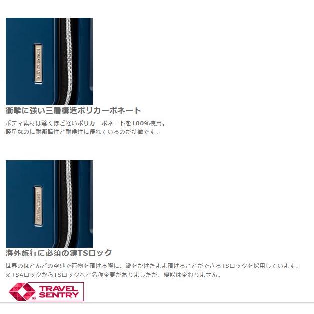 FIT(フィット) レジェンドウォーカー 保証付き フロントオープン 24〜55L 60cm 4.0kg 1〜3泊 Mサイズ スーツケース 6031-60の画像
