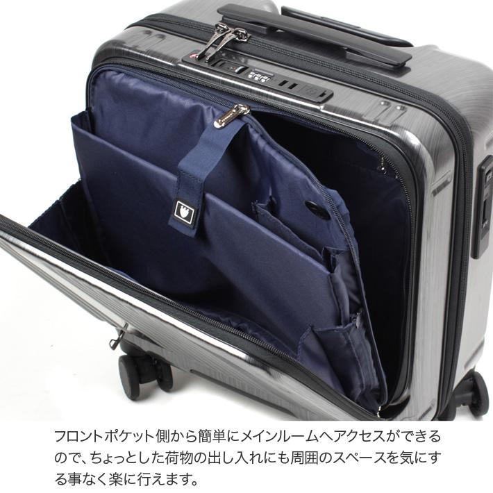 BERMAS(インターシティ)フロントオープン キャビンサイズ 機内持ち込み可 33L 39cm 3.0kg 2日間前後 Sサイズ スーツケース 60523｜jeunegens｜05