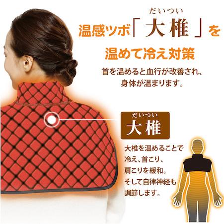 在庫限り 暖か ケープ 電気不使用 温浴気分ぽかぽかケープ ぽかりーな