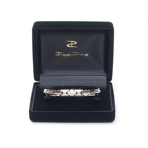 ゲルマニウムブレスレット 日本製 チタン製 粒11石 オール艶タイプ