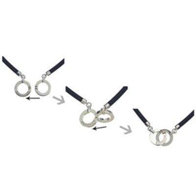 ゲルマニウムネックレス メンズ 約50cm、レディース約40cmの ・2本