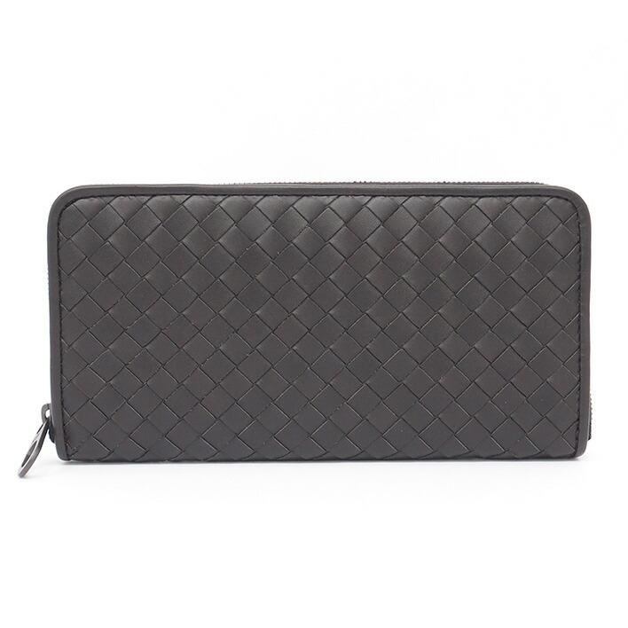 美品 ボッテガヴェネタ イントレチャート ロングウォレット 長財布