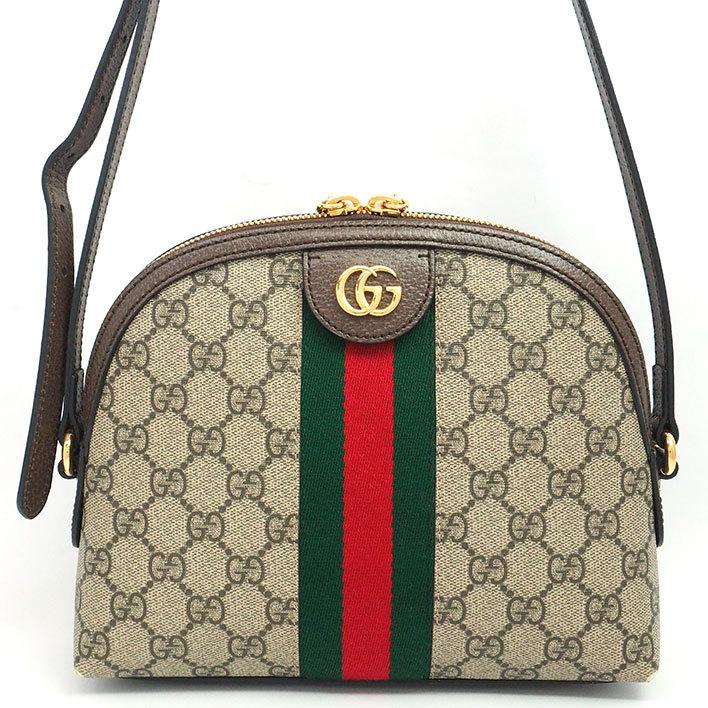 GUCCI 【返品OK】【美品】グッチ オフィディア GG柄 ゴールド金具  