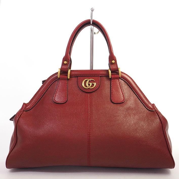 GUCCI 【返品OK】【美品】グッチ リベル ミディアム 2WAY ショルダー 