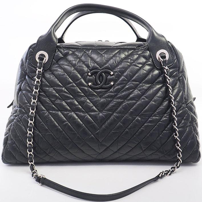 CHANEL 【返品OK】【美品】シャネル 2WAY ショルダーバッグ CC V 