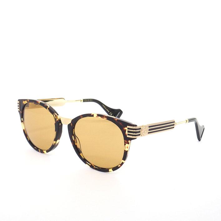 GUCCI 【返品OK】【美品】グッチ べっ甲調 ユニセックス ゴールド金具  