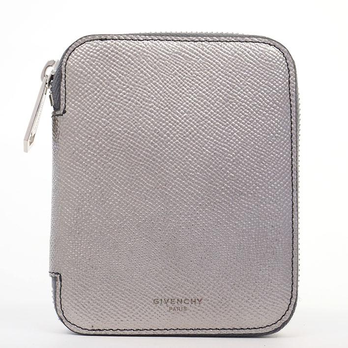GIVENCHY 【返品OK】【新品同様】ジバンシィ ラウンドファスナー財布 