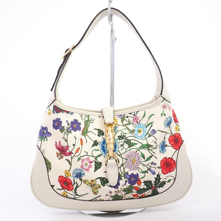 GUCCI 【返品OK】【美品】グッチ フローラ ホーボー ワンショルダー 