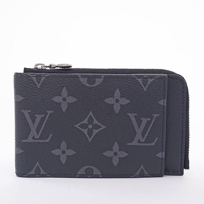 【美品】ルイヴィトン 二つ折り財布 モノグラム エクリプス  グレー 黒ドモホルンリンクル クリーム20 新品未開封 、おまけ付き お値下げ中‼️