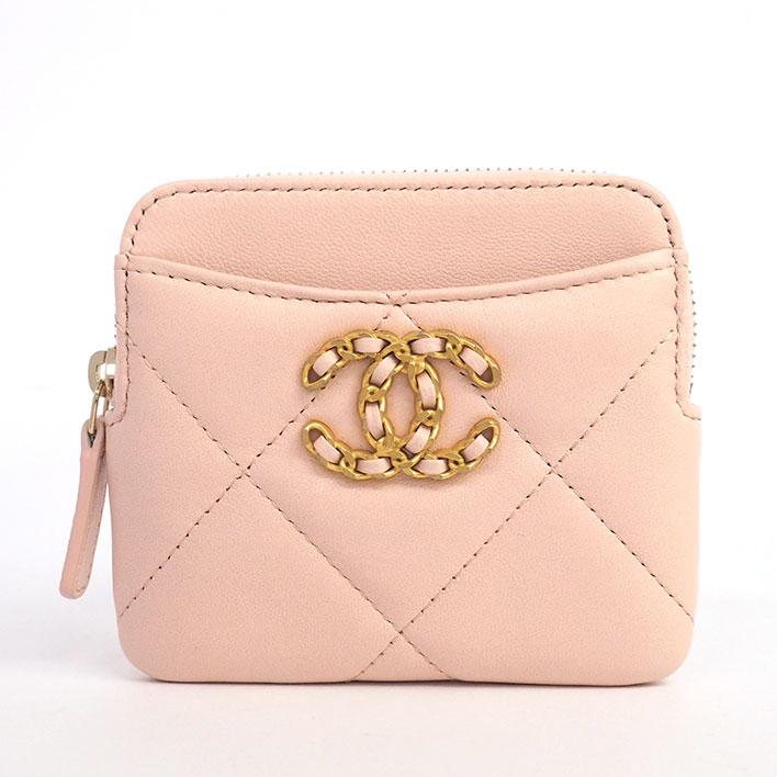 CHANEL 【返品OK】【美品】シャネル 19 コインパース ココマーク 
