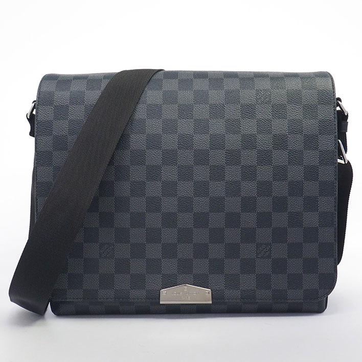 返品OK】【美品】ルイ ヴィトン ディストリクトMM NV2 ダミエグラ
