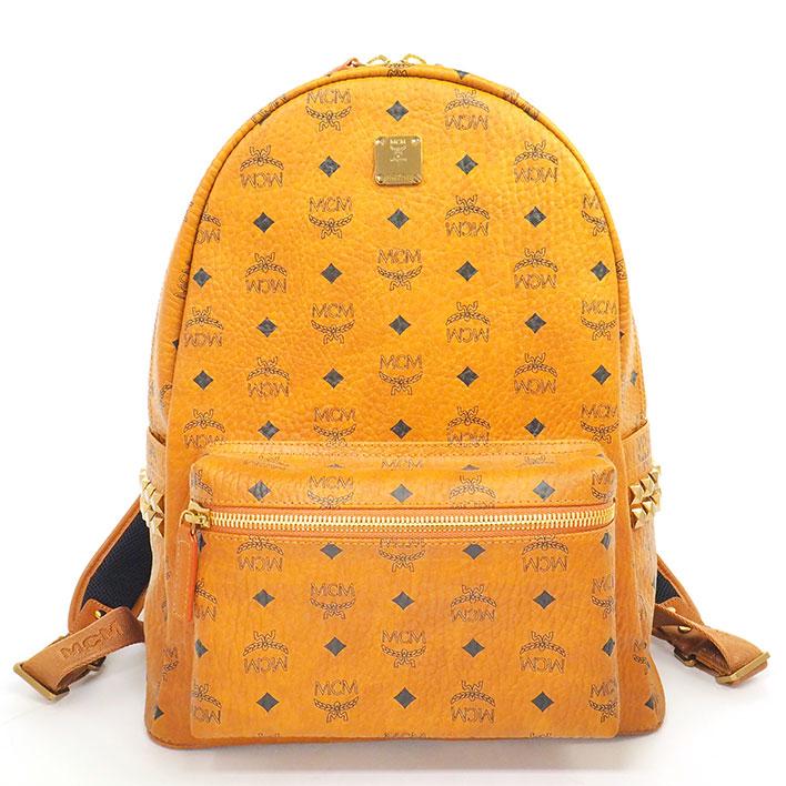 MCM（エムシーエム） 【返品OK】【新品同様】エムシーエム スタッズ