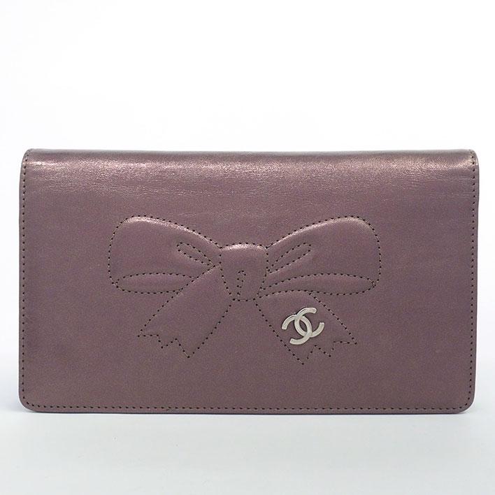 CHANEL（シャネル） 【返品OK】【美品】シャネル メタリック リボン 