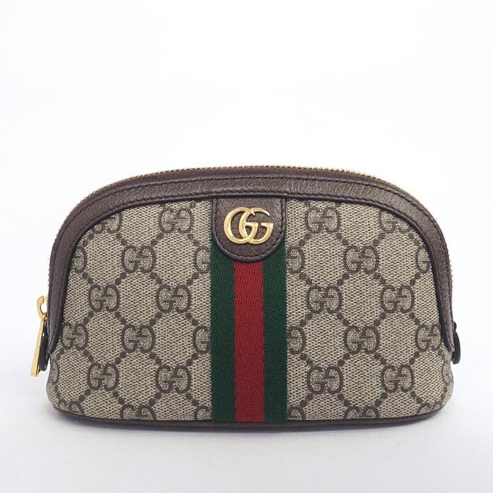 gucci オフィディア コスメティックケース GGスプリーム 極美品 グッチ GUCCI（グッチ） 【返品OK】【美品】グッチ オフィディア