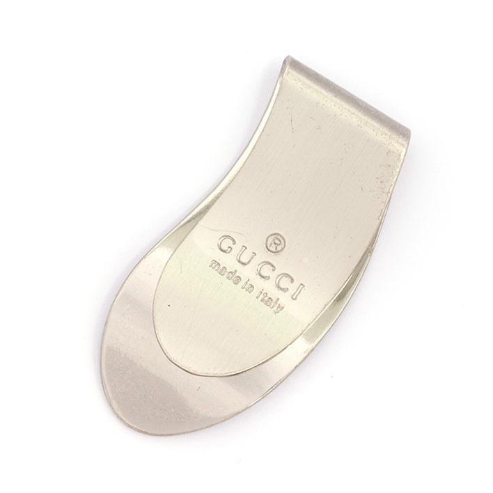 GUCCI（グッチ） 【美品】グッチ ロゴ ペブル 【マネークリップ
