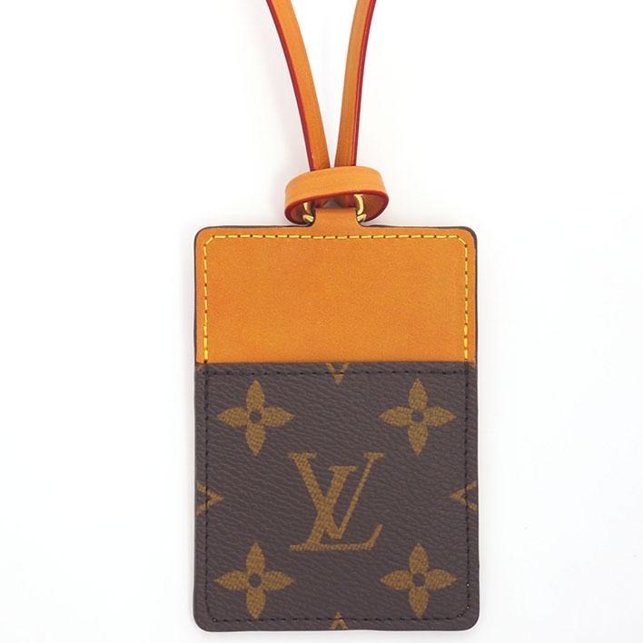 返品OK】【新品同様】ルイ ヴィトン バッジホルダー・LV モノグラム