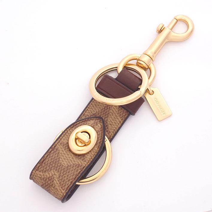 美品！未使用品COACH シグネチャー チャーム ループ 未使用品・新古品】コーチ ループ バッグ チャーム・シグネチャー