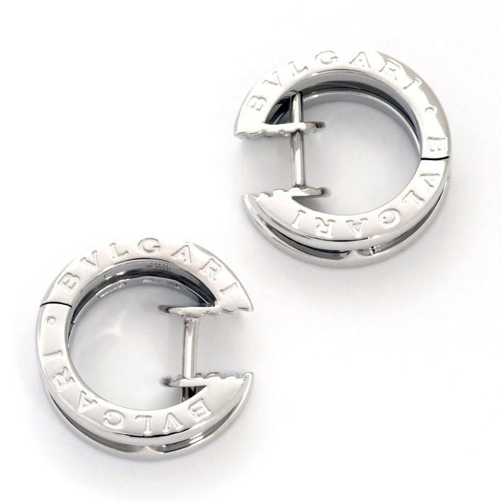 ブルガリ Bvlgari B Zero1 ビー ゼロワン スモールフープ ピアス K18wg ピアス Ubr 136 ジュエルショット東京 通販 Yahoo ショッピング