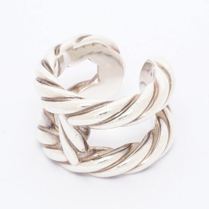 HERMES 【返品OK】 エルメス トルサードリング シルバー925 49【指輪  