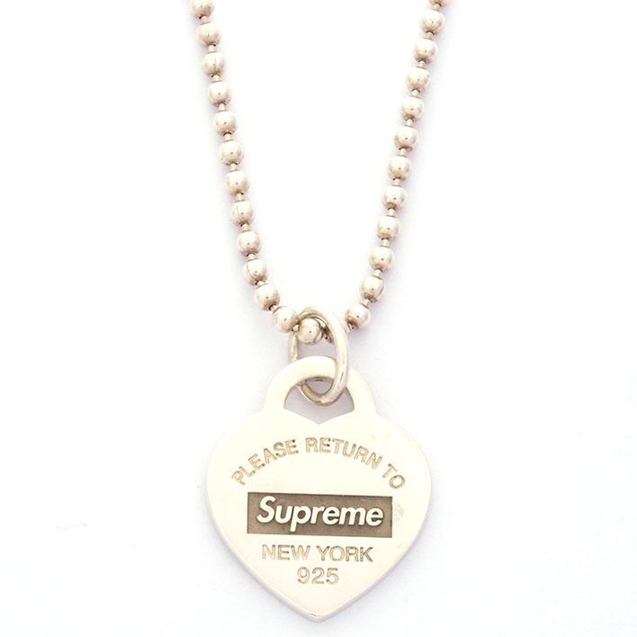 T*a様 【最安】Supreme　Tiffany　ハートタグネックレス　シュプリ TIFFANY&Co.（ティファニー） 【返品OK】ティファニー シュプリーム