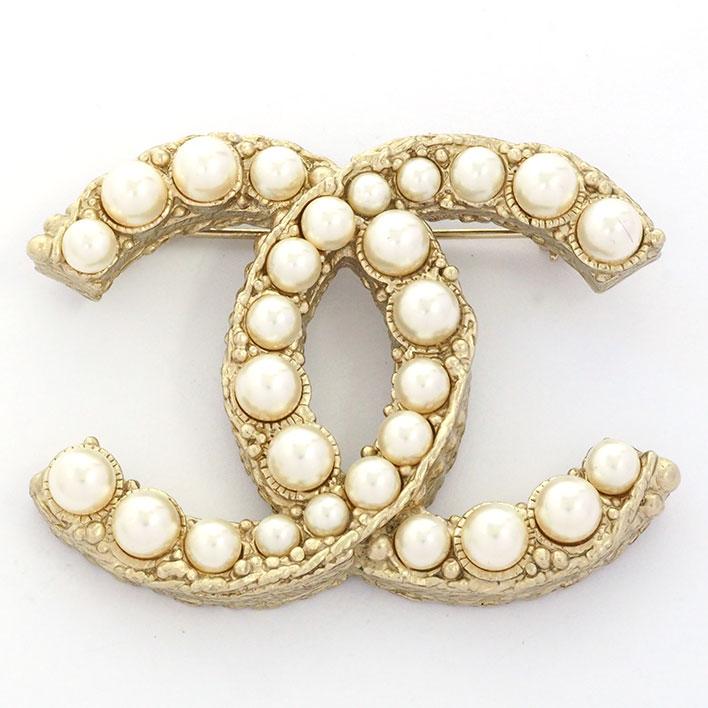 CHANEL（シャネル） 【返品OK】シャネル ココマーク パール 回転ピン