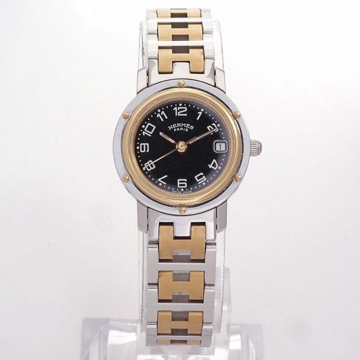 エルメス　クリッパー　時計　レディース HERMES（エルメス） 【返品OK】【美品】エルメス クリッパー