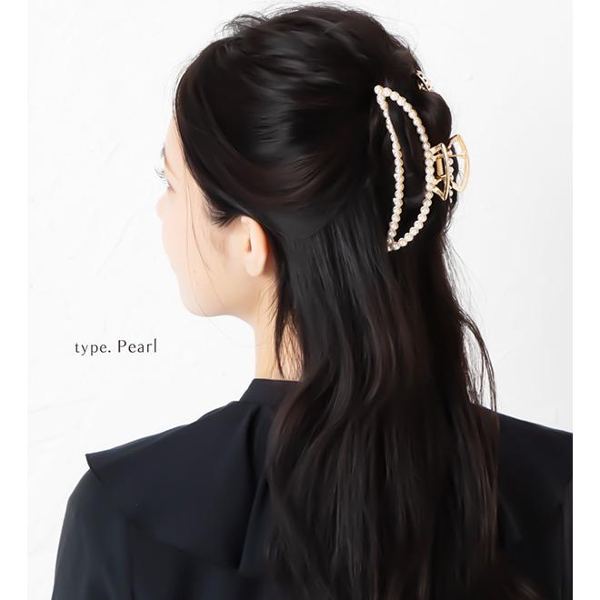 Jewel VOX ヘアクリップ ヘアアクセサリー レディース パール ストーン