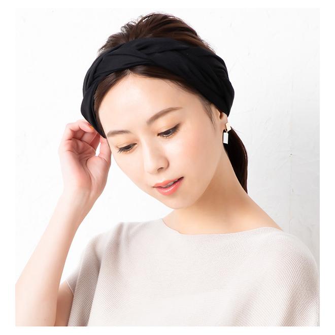ヘアバンド ヘアアクセ カチューム ブラック 黒 大きめ 大ぶり レディース 30代 40代 50代 ターバン 幅広 ツイスト クロス 麻風 ホワイトデー B Mkk Jewel Vox ジュエルボックス 通販 Yahoo ショッピング