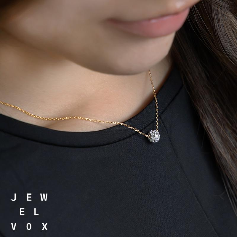 Jewel VOX ネックレス レディース 16K ニッケルフリー パヴェ