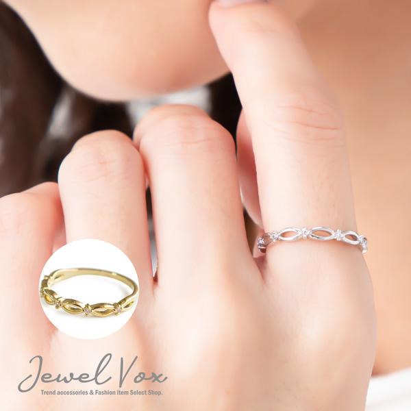 Jewel VOX リング アクセ ニッケルフリー キュービックジルコニア