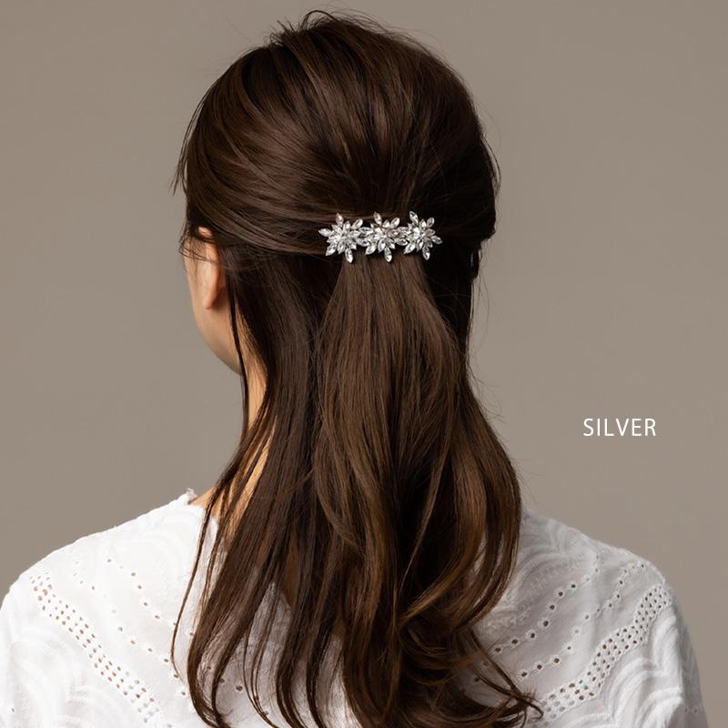Jewel VOX バレッタ ヘアアクセサリー 髪留め ビジュー フラワー Jewel VOX バレッタ ヘアアクセサリー 髪留め ビジュー フラワー