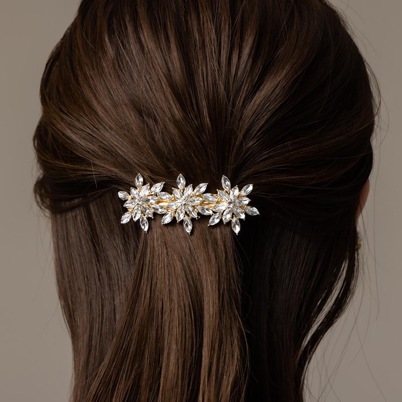 Jewel VOX バレッタ ヘアアクセサリー 髪留め ビジュー フラワー Jewel VOX バレッタ ヘアアクセサリー 髪留め ビジュー フラワー