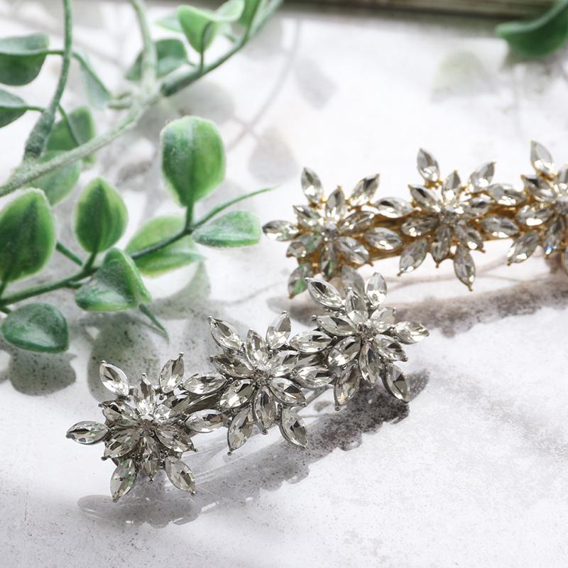 Jewel VOX バレッタ ヘアアクセサリー 髪留め ビジュー フラワー Jewel VOX バレッタ ヘアアクセサリー 髪留め ビジュー フラワー